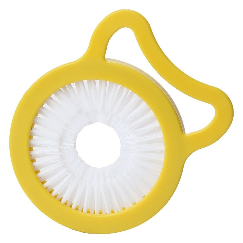 Home-X Corn Brush to Remove Silk - Multifunctional Corn Silk Remover Brush - Vegetable, Fruit, Cucumber and Corn Brush - Easy-to-Use, Durable, and Ergonomically Designed Double Row Corn Desilker - Image 1